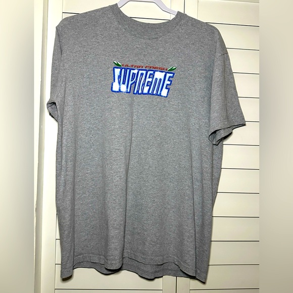 Supreme Ultra Fresh 2020 Authentic T Shirt M Made In The USA Gray EUC Unisex - Picture 1 of 6
